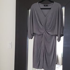 Twist Front Kimono Sleeve Dress